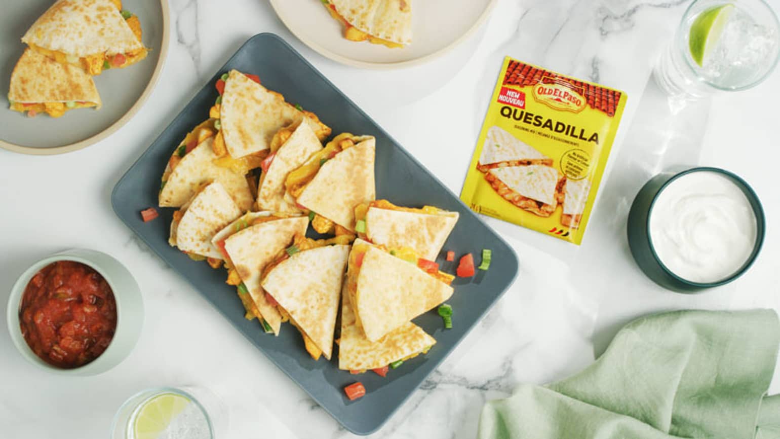 Easy Chicken Quesadillas